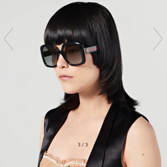 Gucci Square oversized sunglasses main image 4